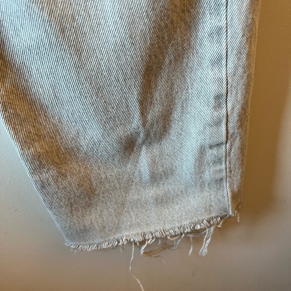 AGOLDE Criss Cross high-waist straight-leg jeans in light grey - 25 - Picture 8 of 15